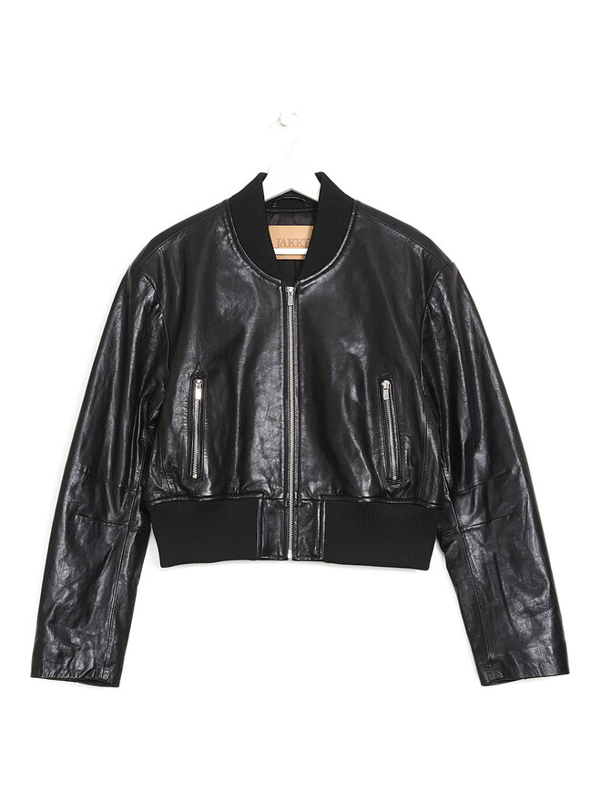 Jakke Blouson Bomber en Cuir