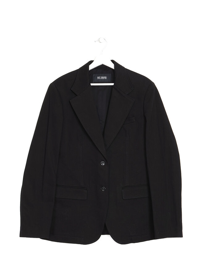 RAF SIMONS Veston en denim coupe ajustée