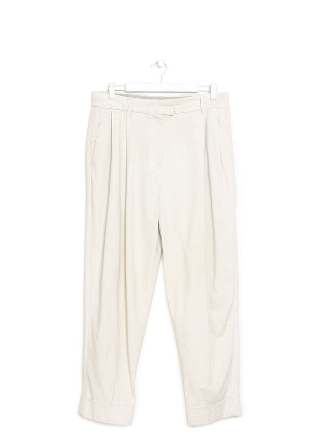 BRUNELLO CUCINELLI Pantalon Scintillant Beige Clair