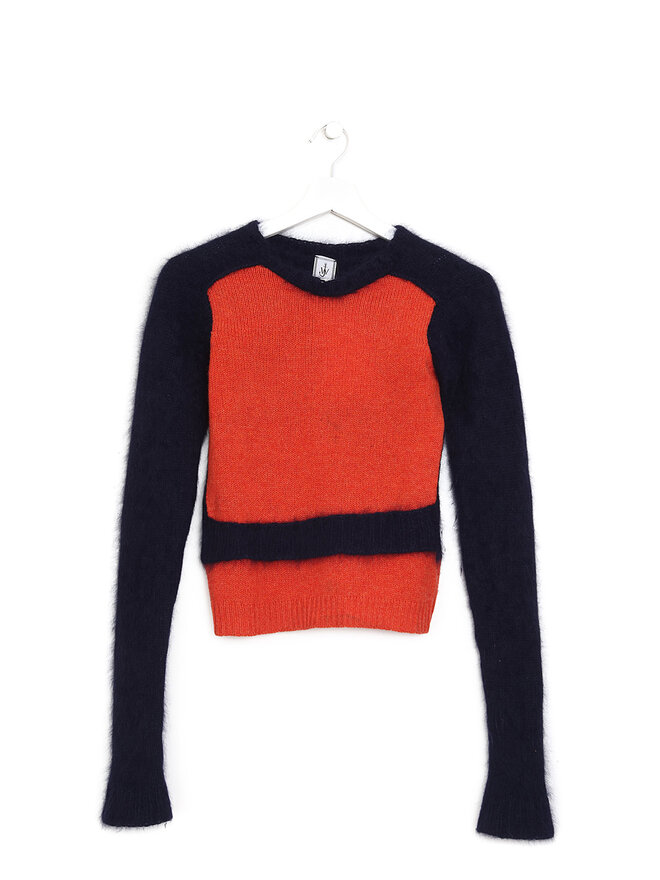 JW ANDERSON Striped Angora Sweater