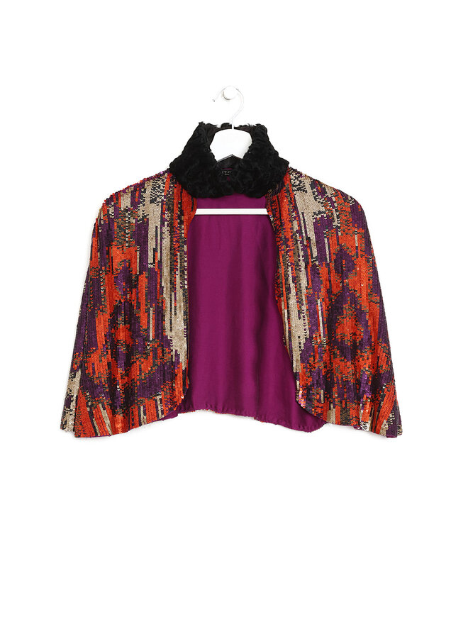 ETRO Cape Brodée de Paillettes