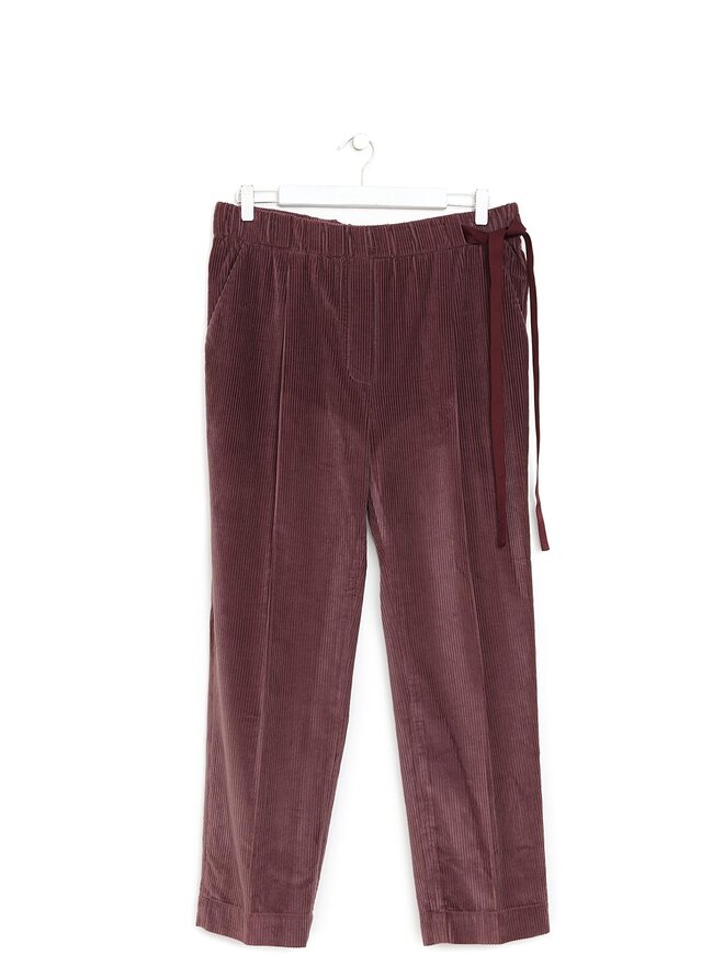 BRUNELLO CUCINELLI Corduroy Velvet Relaxed Fit Trousers