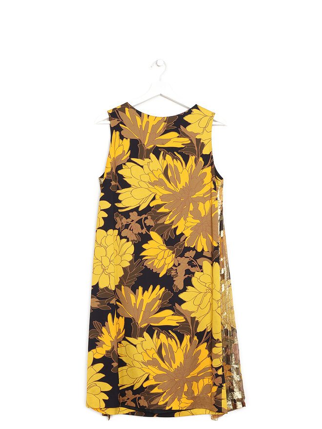 DRIES VAN NOTEN Robe sans manches à motif floral