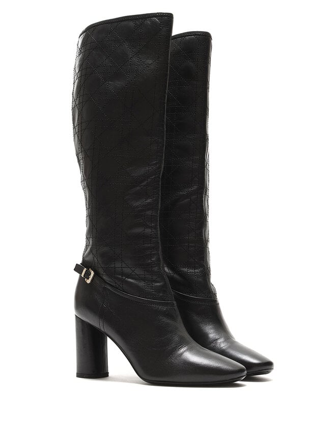 Christian Dior Christian Dior Quilted Leather Boots