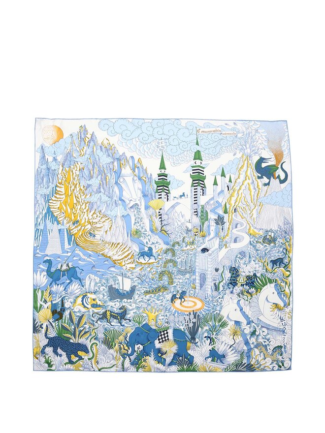 HERMÈS Cosmographia Universalis Carre Scarf