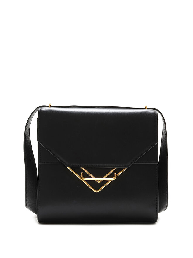 BOTTEGA VENETA The Clip Leather Shoulder Bag