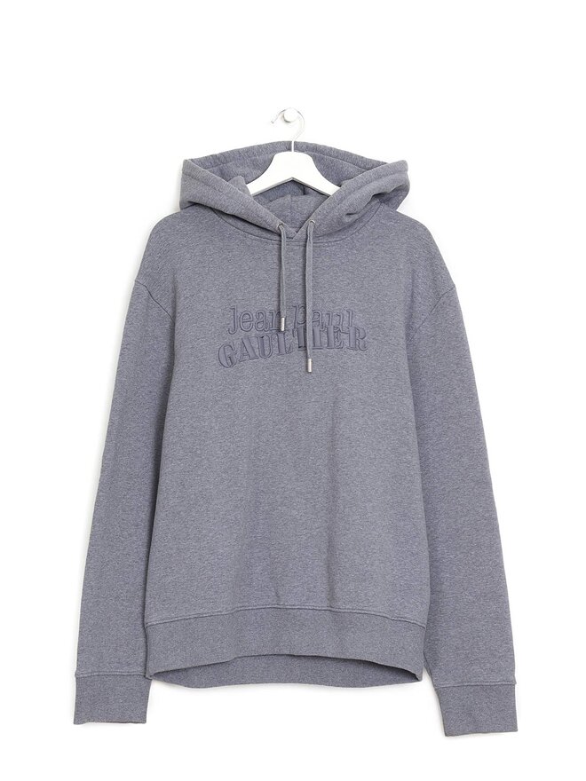 Jean Paul Gaultier Embroidered Grey Hoodie