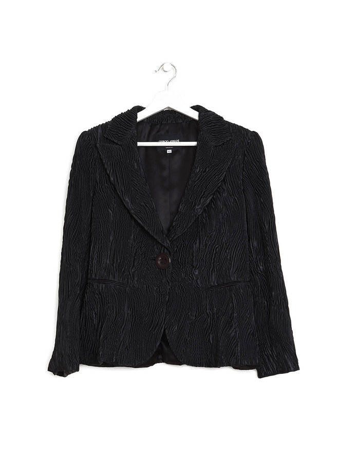 GIORGIO ARMANI Blazer Texturé Géométrique