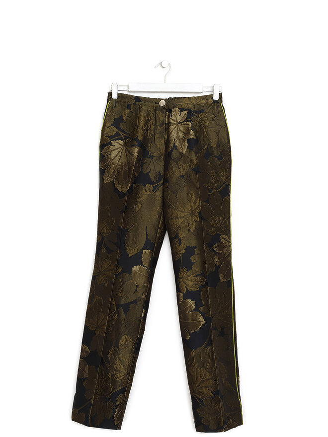 F.R.S. For Restless Sleepers Floral Print Slim Leg Pants