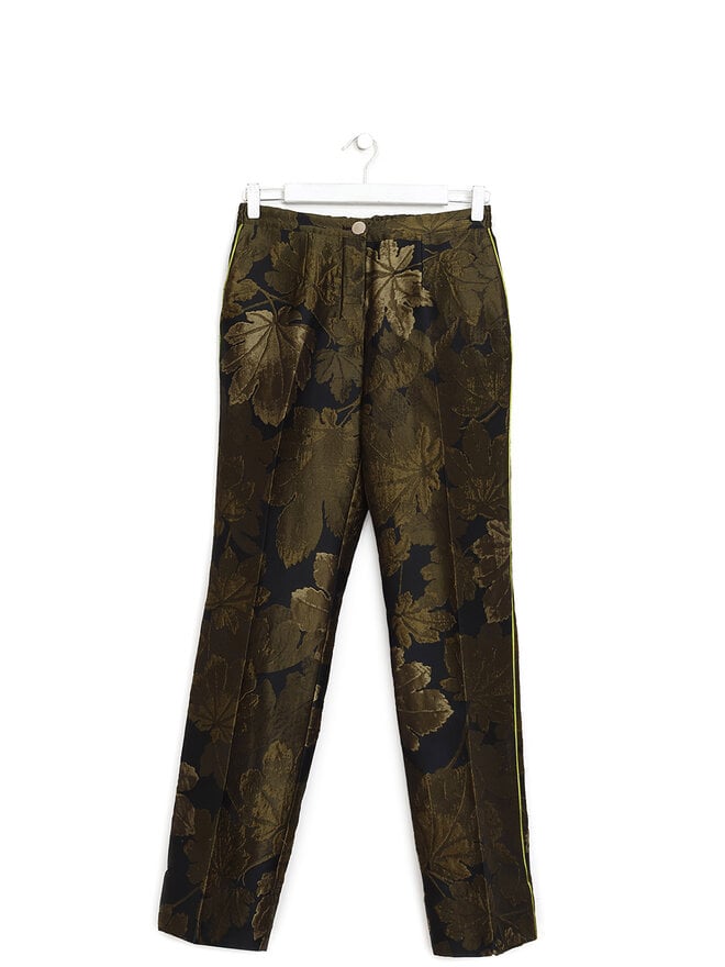 F.R.S. For Restless Sleepers Pantalon Imprimé Floral à Jambes Étroites