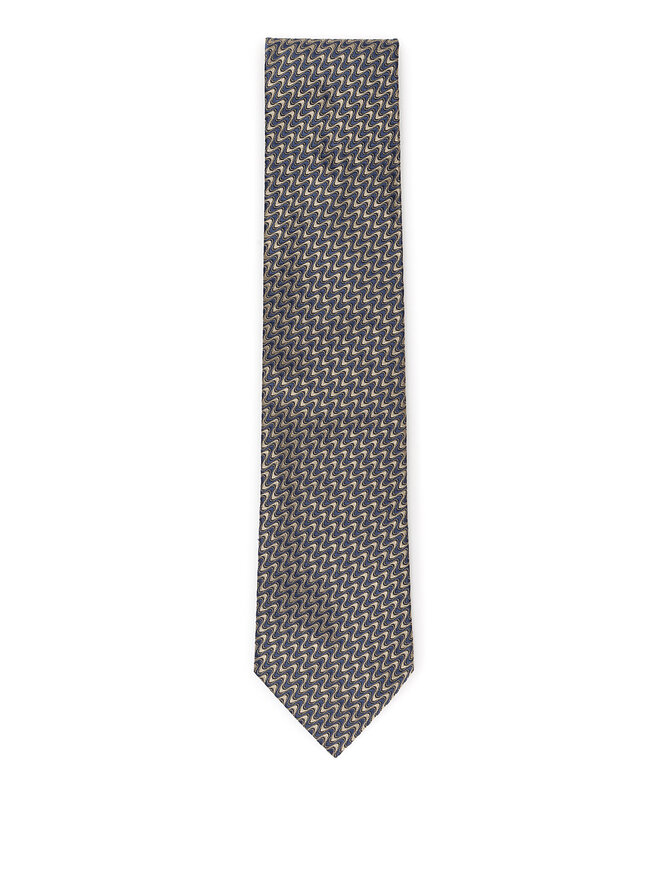 HERMÈS Abstract Motif Silk Tie