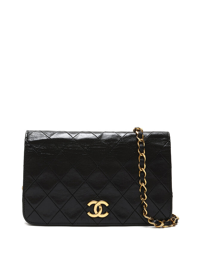 CHANEL Portefeuille à Chaîne en Cuir Matelassé Chanel