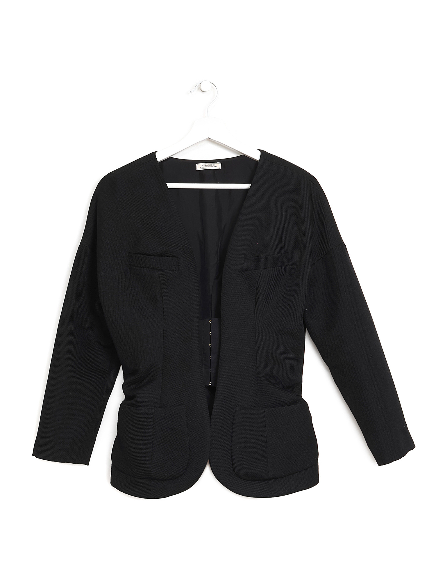 NINA RICCI / ジャケット/--/--/BLK/無地// Nina Ricci Wool Blazer with Corset Closure | RUSE