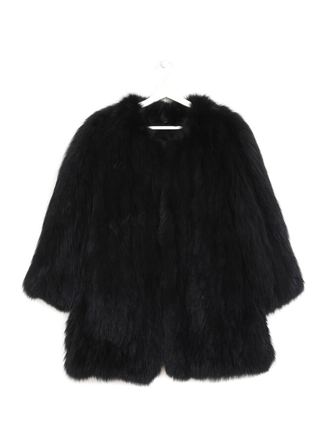 Theory Fox Fur Jacket