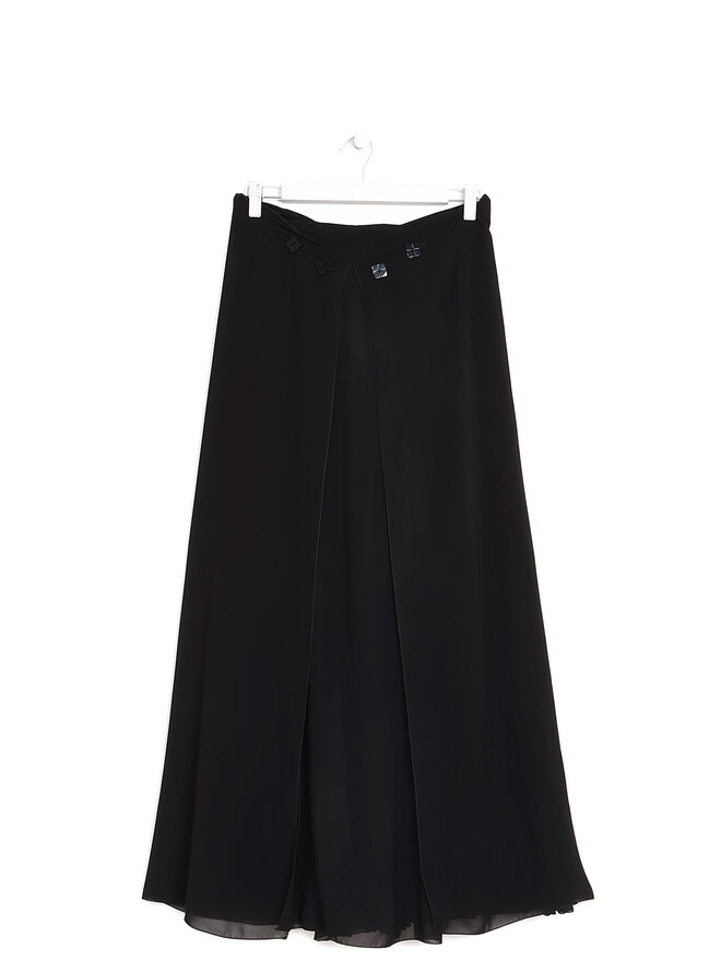 CHANEL Jupe plissée asymétrique