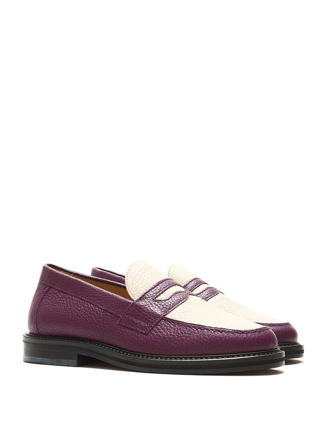 Aimé Leon Dore Penny Loafers in Grape