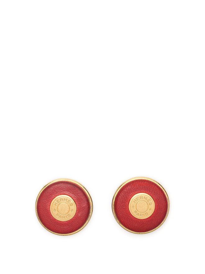 HERMÈS Boucles d'oreilles Clou de Selle