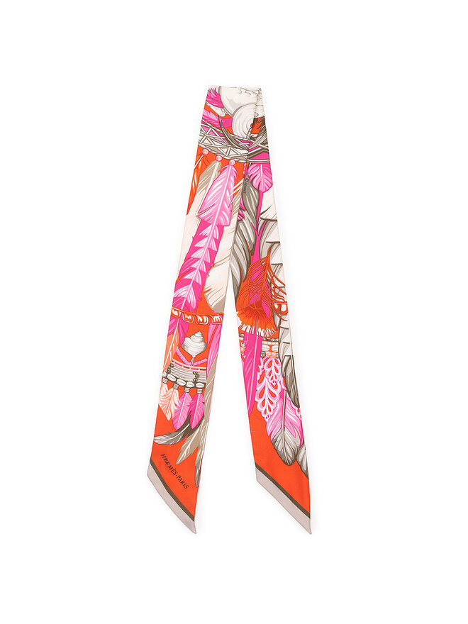 HERMÈS La Danse Pacifique Silk Twilly