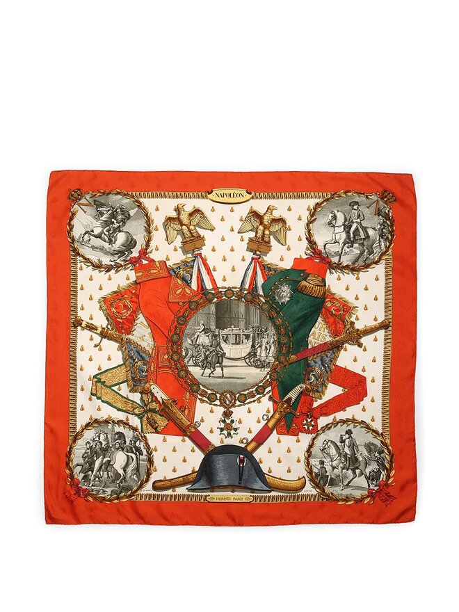 HERMÈS Napoléon Silk Scarf