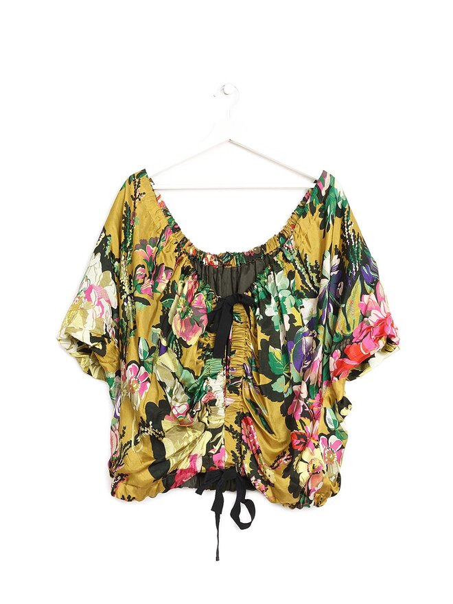 DRIES VAN NOTEN Haut Surdimensionné à Imprimé Floral