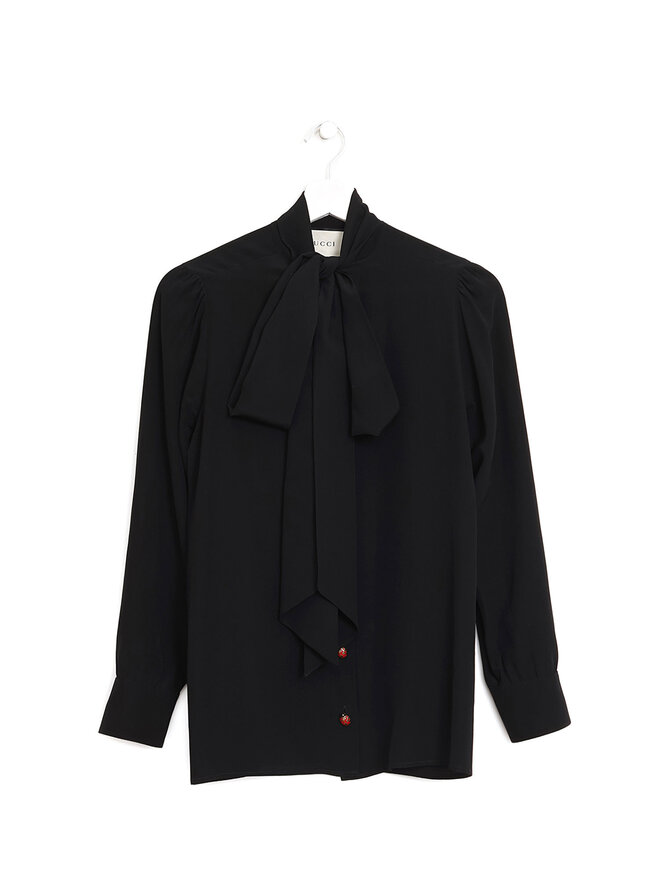GUCCI Ladybug Button Blouse
