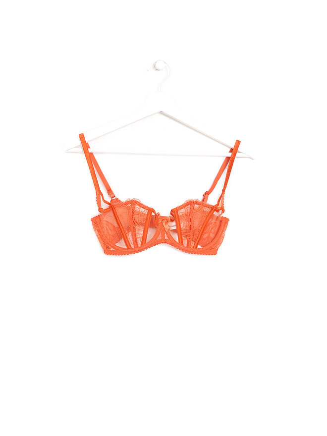 Agent Provocateur Soutien-gorge balconnet en résille et dentelle