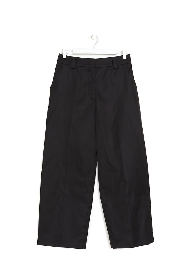 PRADA Wide-Leg Nylon Trousers