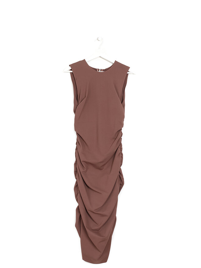 Dolce & Gabbana Ruched Sleeveless Dress