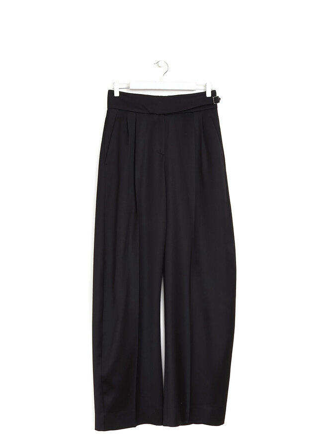 BRUNELLO CUCINELLI Black Virgin Wool Trousers