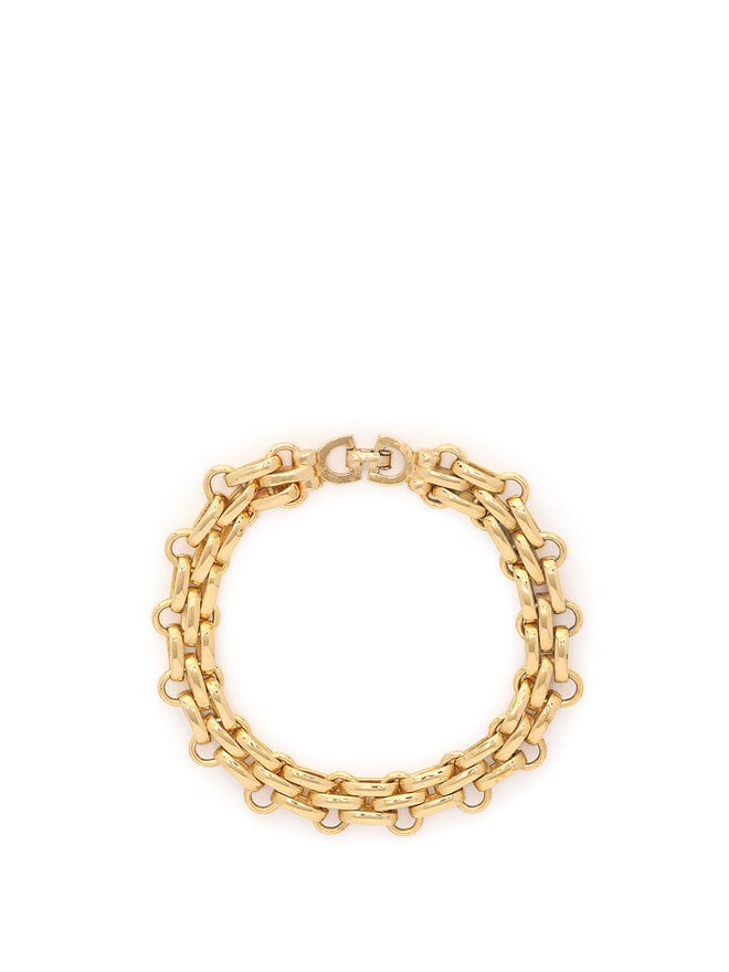 Christian Dior Gold Chain Link Bracelet