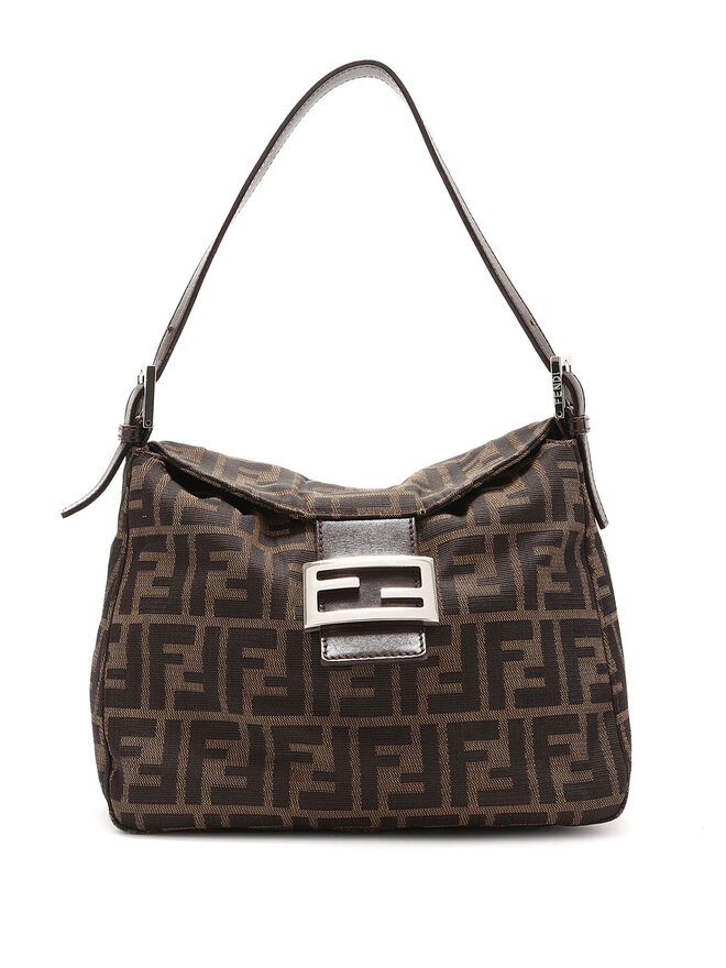 FENDI Sac à main en toile Zucca
