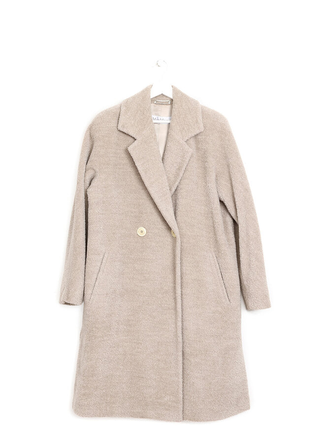 Max Mara Alpaca Wool Blend Coat