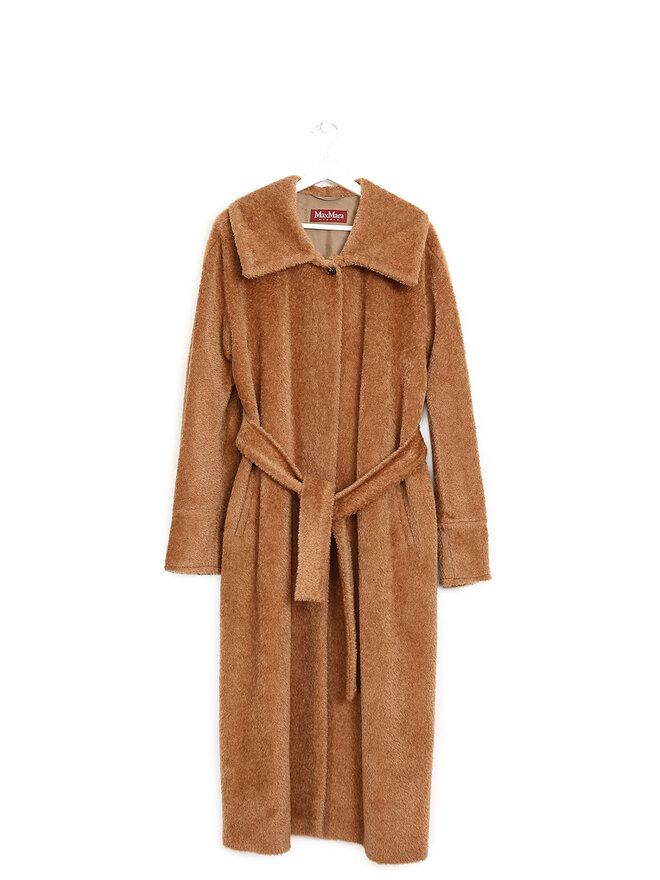 Max Mara STUDIO Manteau Classique en Alpaga et Laine