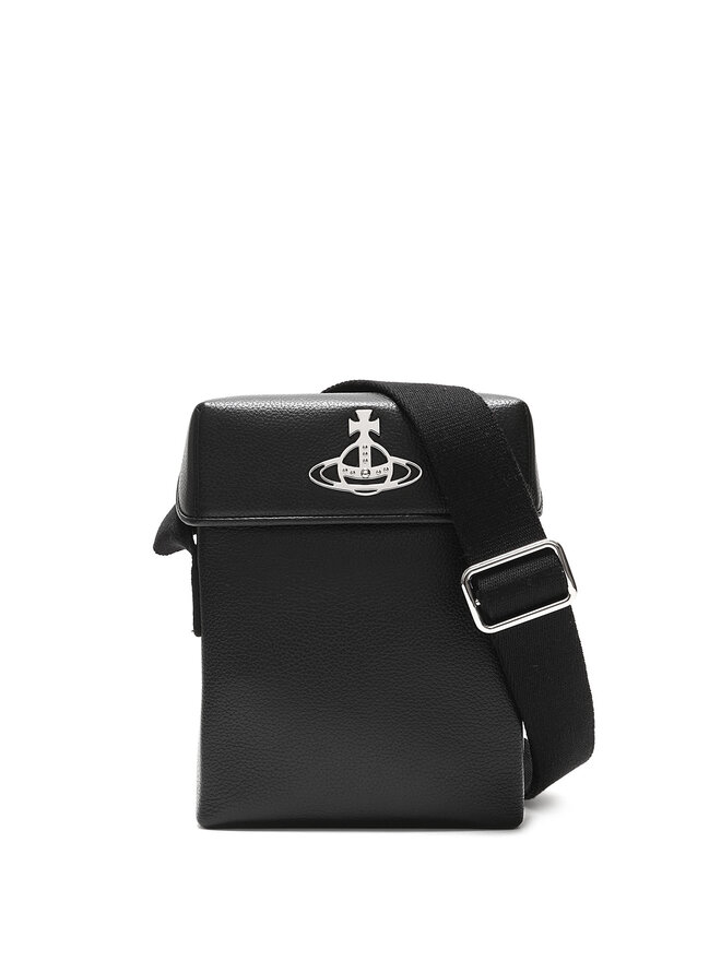 Vivienne Westwood Grained Leather Shoulder Bag