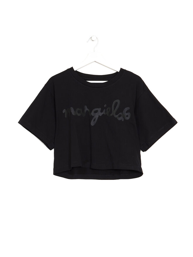 MM6 Maison Margiela Haut court à logo graphique