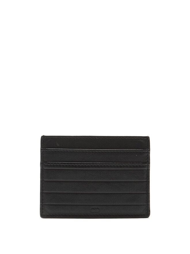 DIOR HOMME Grained Leather Cardholder