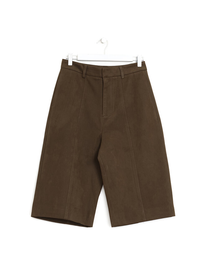 The Frankie Shop Shorts Courts en Faux Suède