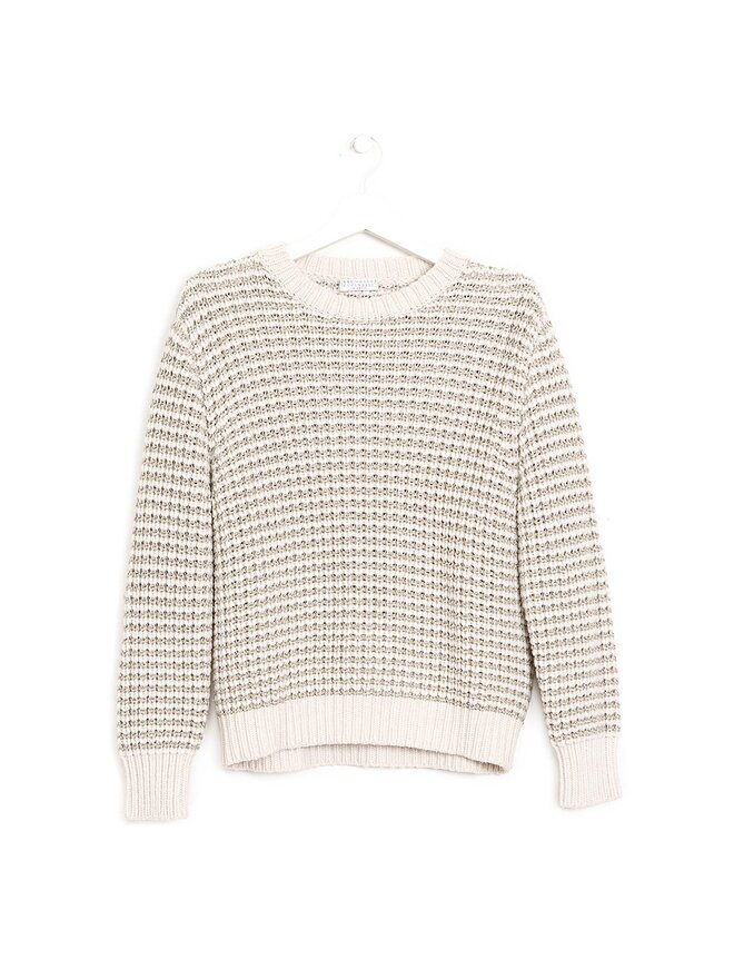 BRUNELLO CUCINELLI Pull en Tricot Rayé