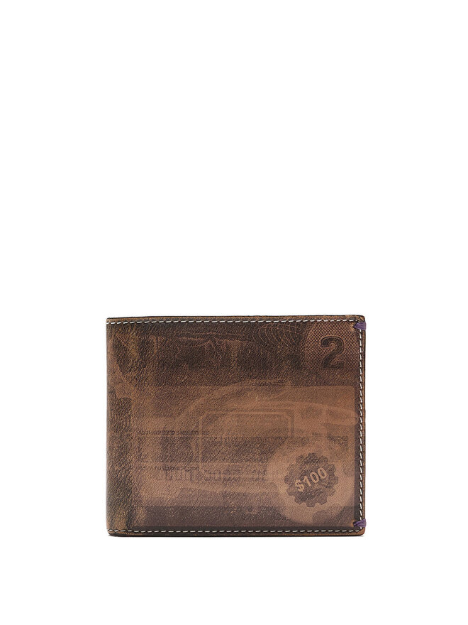 Paul Smith Banknote Print Leather Wallet
