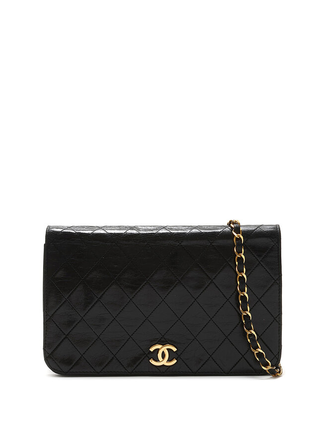 CHANEL Sac à l'épaule en agneau matelassé