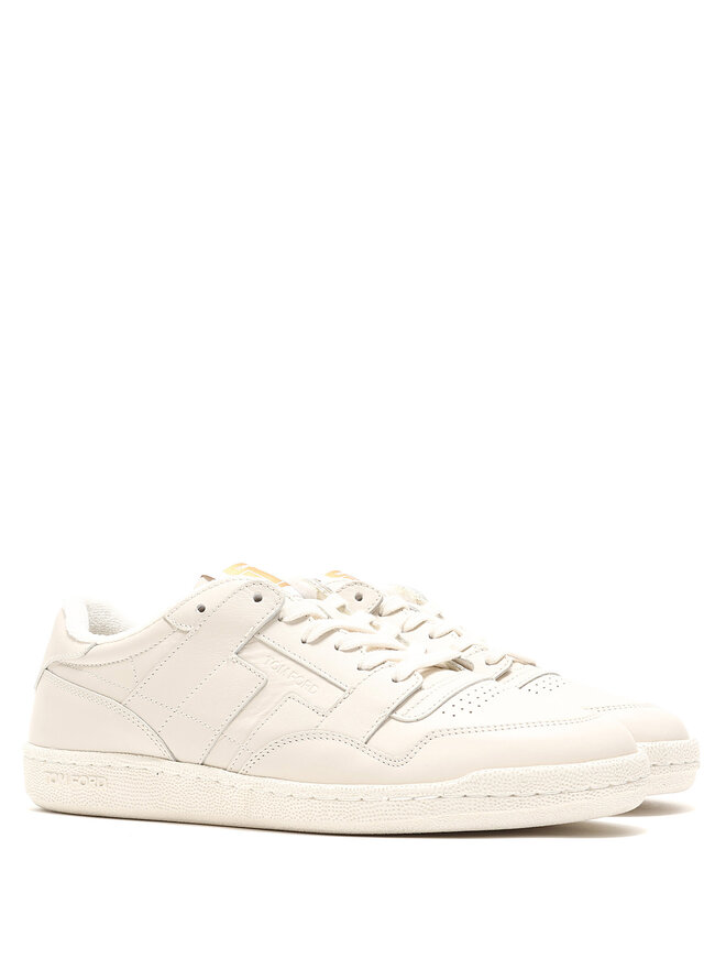 TOM FORD White Leather Sneakers