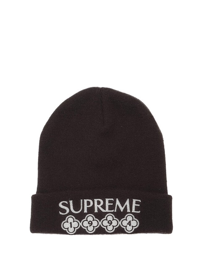 Supreme Floral Glitter Beanie