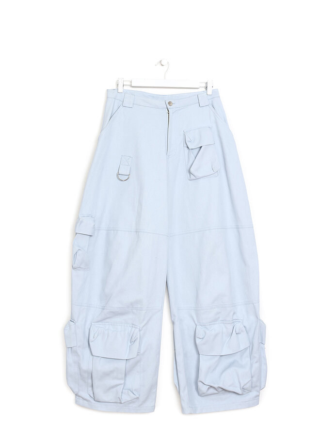 COLLINA STRADA Pantalon cargo à jambes larges