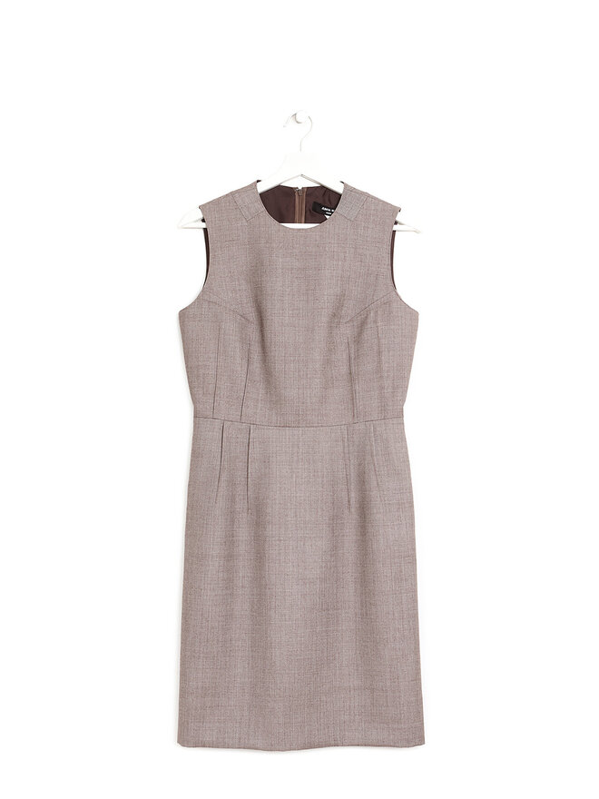 JUNYA WATANABE Sleeveless Wool Midi Dress