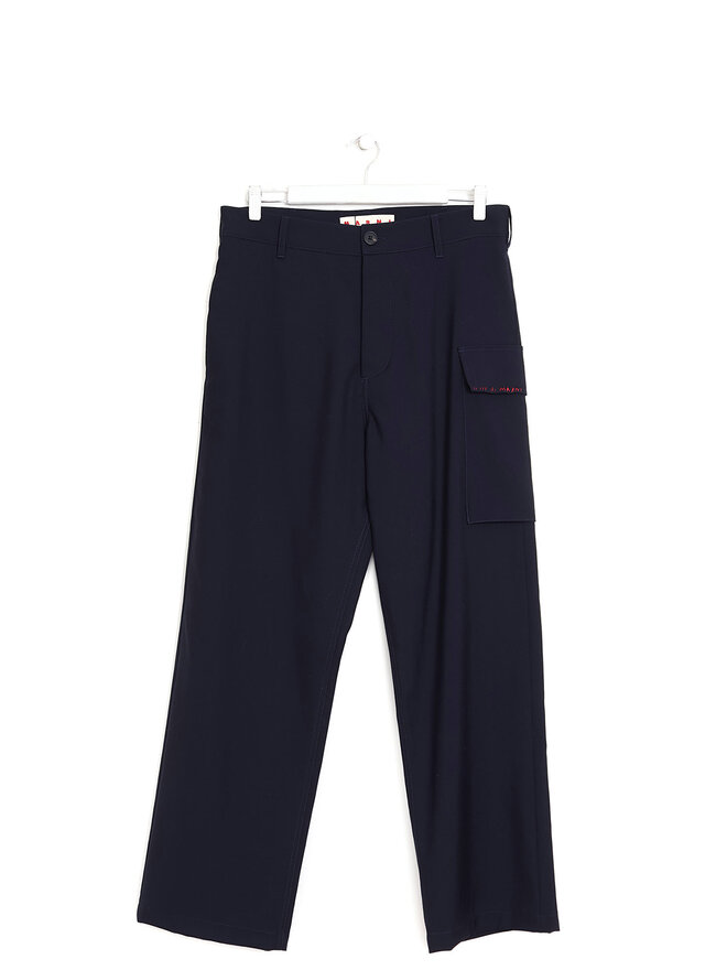 MARNI Pantalon ajusté en laine vierge