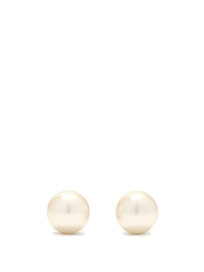 Christian Dior Tribales Pearl Stud Earrings