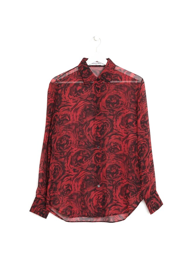 Christian Dior Chemise à Motif Floral