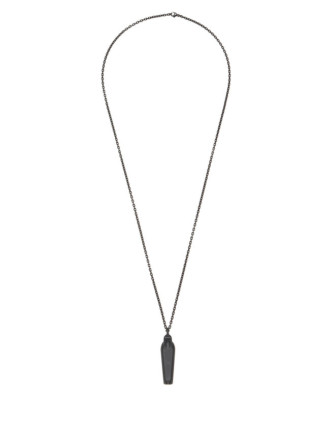 Rick Owens Collier à pendentif géométrique