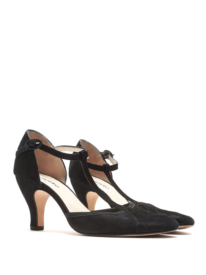 Repetto Baya Suede Slingback Heels