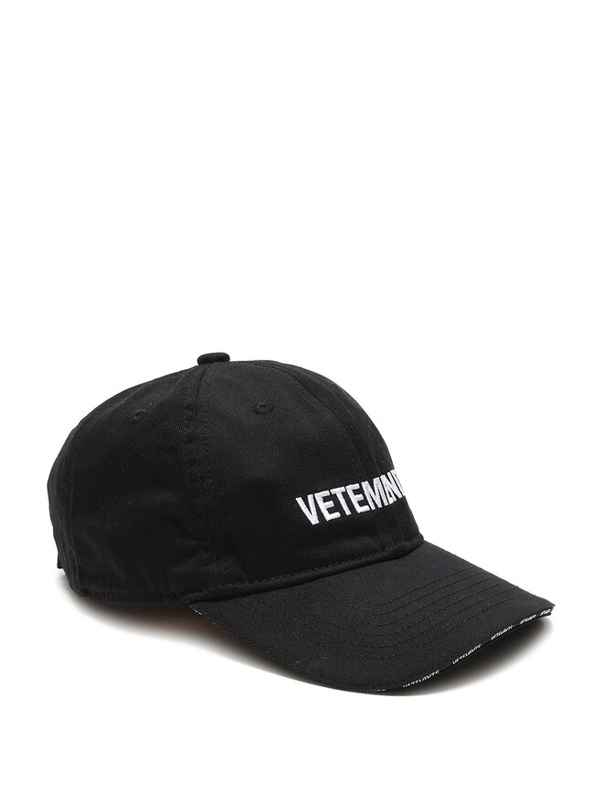VETEMENTS Children's Embroidered Logo Cotton Cap